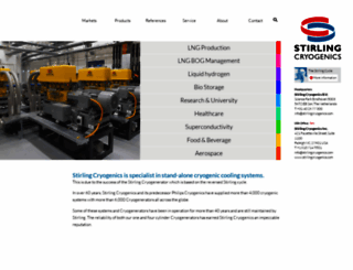 stirlingcryogenics.com screenshot
