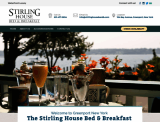 stirlinghousebandb.com screenshot
