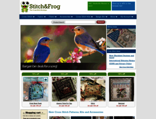 stitchandfrog.com screenshot