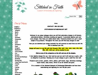 stitchedinfaith.com screenshot