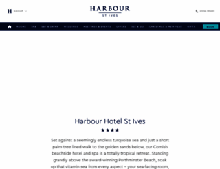stives-harbour-hotel.co.uk screenshot