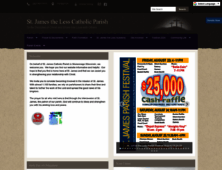 stjamesmukwonago.org screenshot
