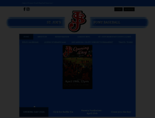 stjoesponybaseball.com screenshot
