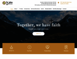stjohnhamlin.org screenshot