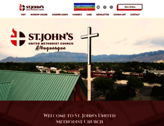 stjohns-abq.org screenshot