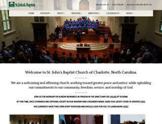 stjohnsbaptistchurch.org screenshot