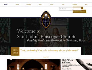 stjohnscorsicana.com screenshot