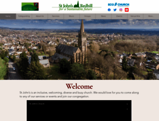 stjohnsredhill.org.uk screenshot