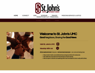 stjohnsumc.org screenshot