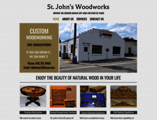 stjohnswoodworks.com screenshot