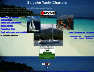 stjohnyachtcharters.com screenshot