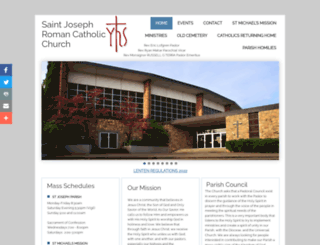 stjosephredding.org screenshot