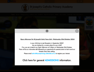 stjosephsbrighouse.org.uk screenshot