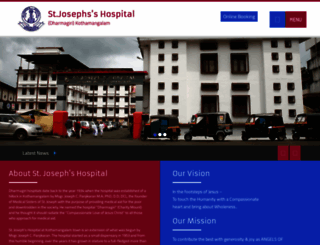 stjosephshospital.in screenshot