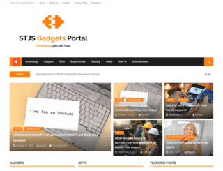 stjsgadgets-portal.com screenshot
