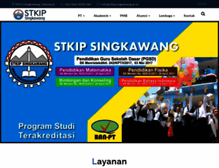 stkipsingkawang.ac.id screenshot
