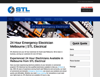 stlelectrical.com.au screenshot