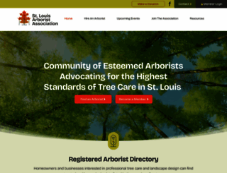 stlouisarborist.org screenshot