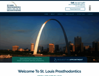 stlouisprosthodontics.com screenshot