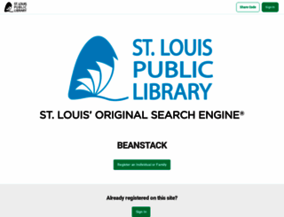 stlouispubliclibrary.beanstack.org screenshot
