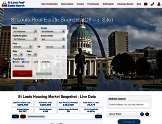 stlouisrealestatesearch.com screenshot