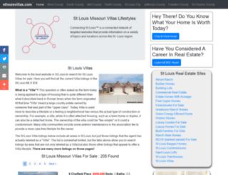 stlouisvillas.com screenshot