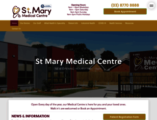 stmarymc.com.au screenshot