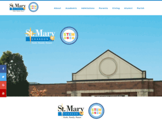 stmaryschoolchardon.org screenshot