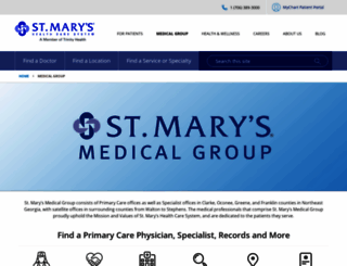 stmarysmedicalgroup.com screenshot