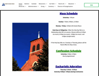 stmarysminooka.com screenshot