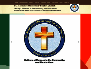 stmatthewsmbcmiami.org screenshot