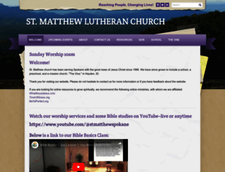 stmatthewspokane.org screenshot
