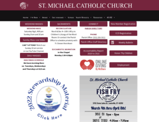 stmichaelchurch.org screenshot
