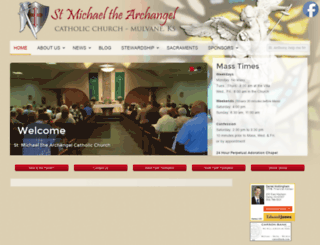 stmichaelmulvane.org screenshot