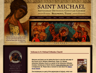 stmichaeltx.org screenshot
