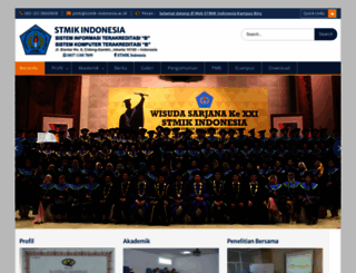 stmik-indonesia.ac.id screenshot