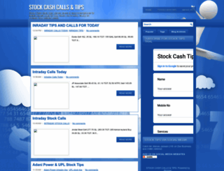 stock-cash-calls.blogspot.com screenshot