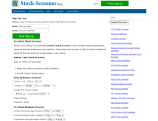 stock-screener.net screenshot