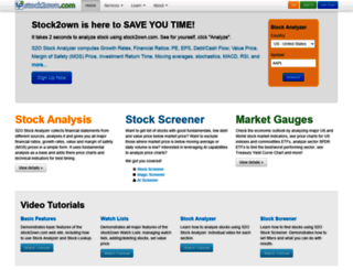 stock2own.com screenshot