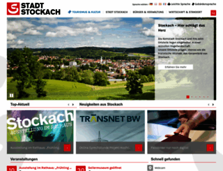 stockach.de screenshot