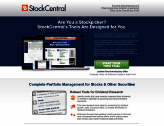 stockcentral.com screenshot