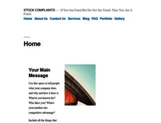 stockcomplaints.com screenshot