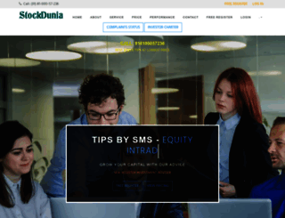 stockdunia.com screenshot