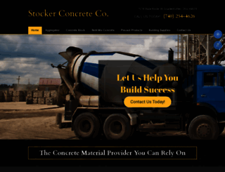 stockerconcrete.com screenshot