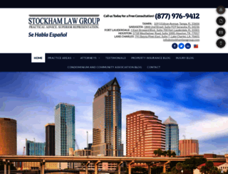 stockhamlawgroup.com screenshot