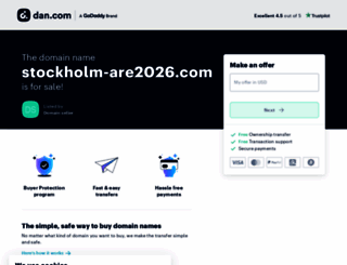 stockholm-are2026.com screenshot