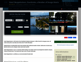 stockholm-skepsholmen.hotel-rez.com screenshot