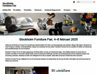 stockholmfurniturefair.se screenshot