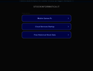 stockinformatica.it screenshot