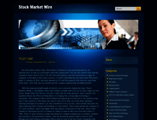 stockmarketwire.blogspot.com screenshot